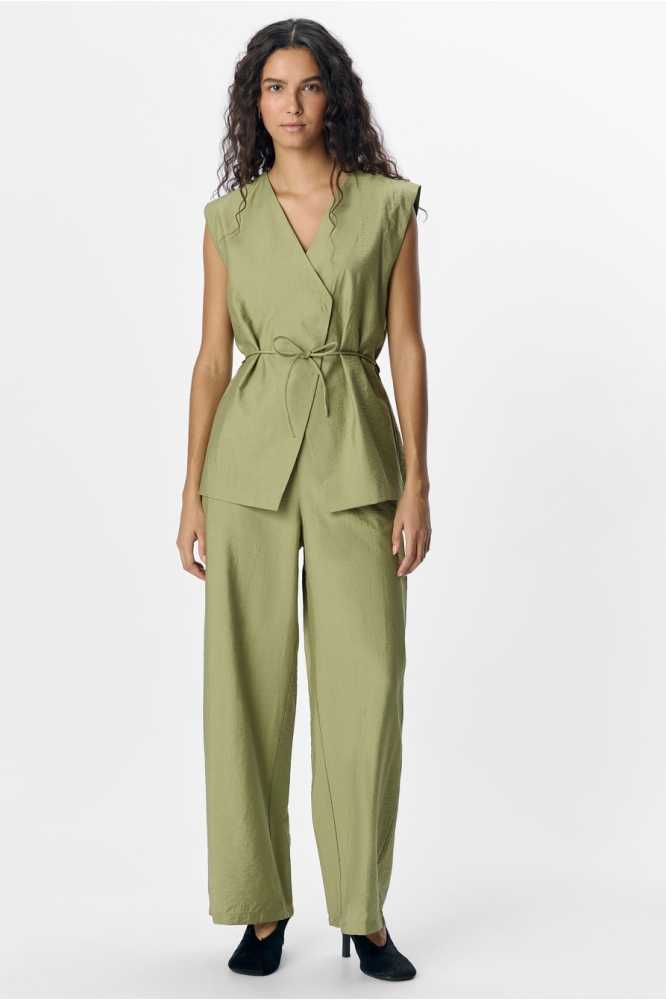 OBJYUI LO WAISTCOAT 137 23046028 MOSSTONE